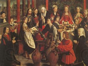 Gerard David The Marriage at Cana (mk05) France oil painting art